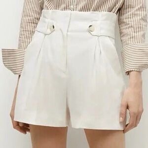 Veronica Beard Elegant White Women's Shorts Size 10